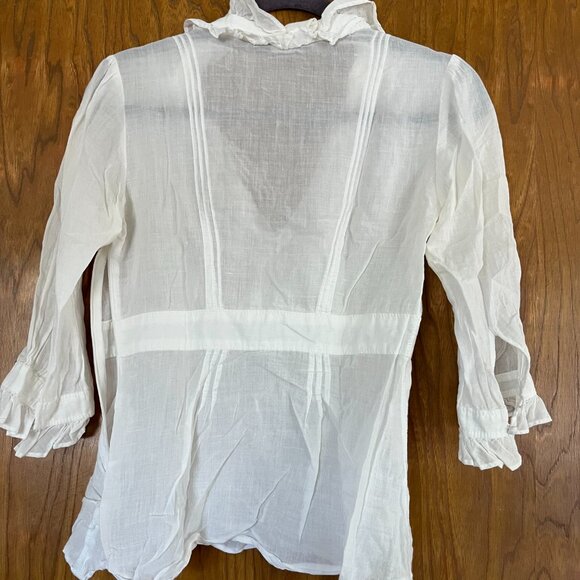 JCrew Ruffle Blouse - Picture 2 of 3